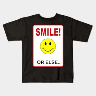 Smiile.. ore else Kids T-Shirt